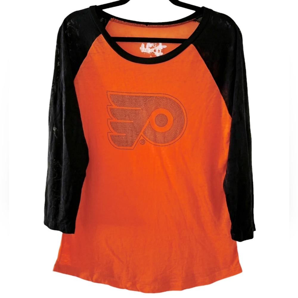 Philadelphia Flyers 3/4 sleeve top